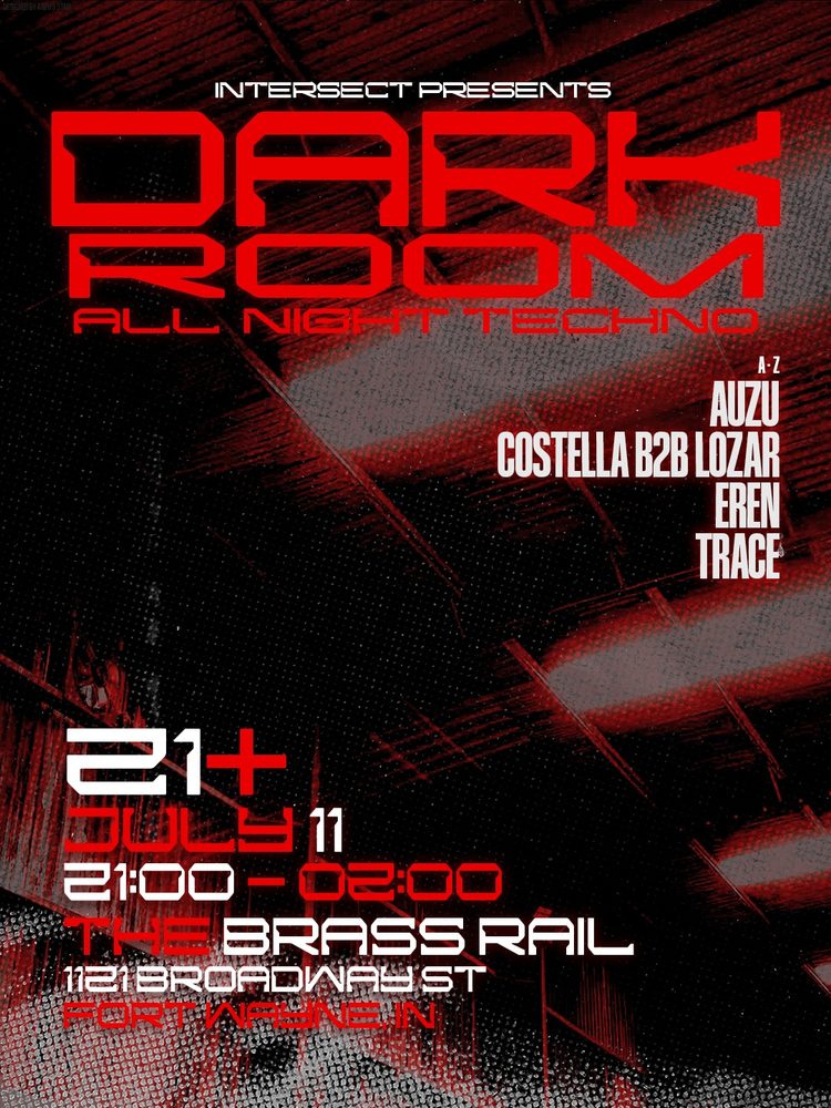 Dark Room flyer, The Brass Rail